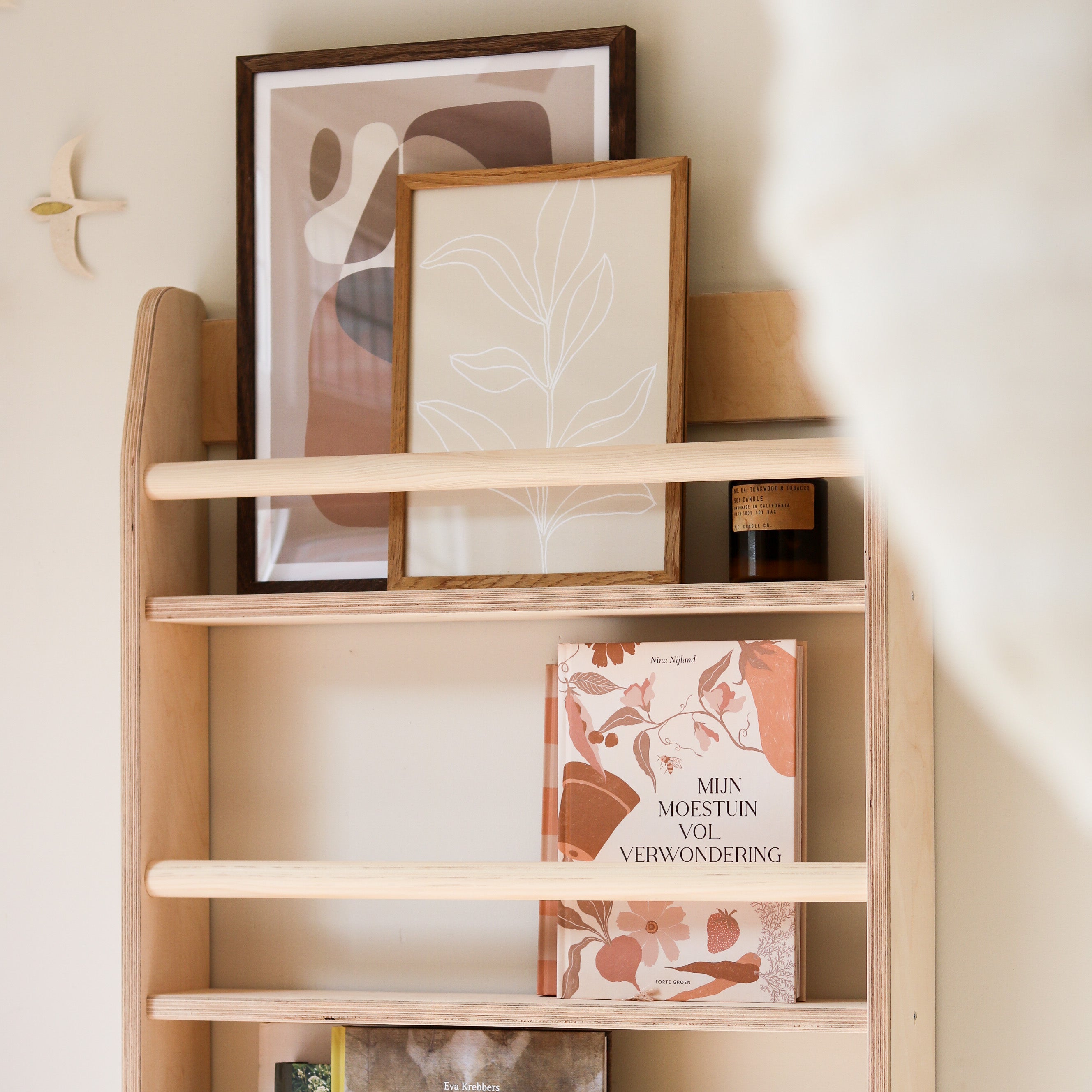 Shelfie wandrek | open kast | 4 planken - blank