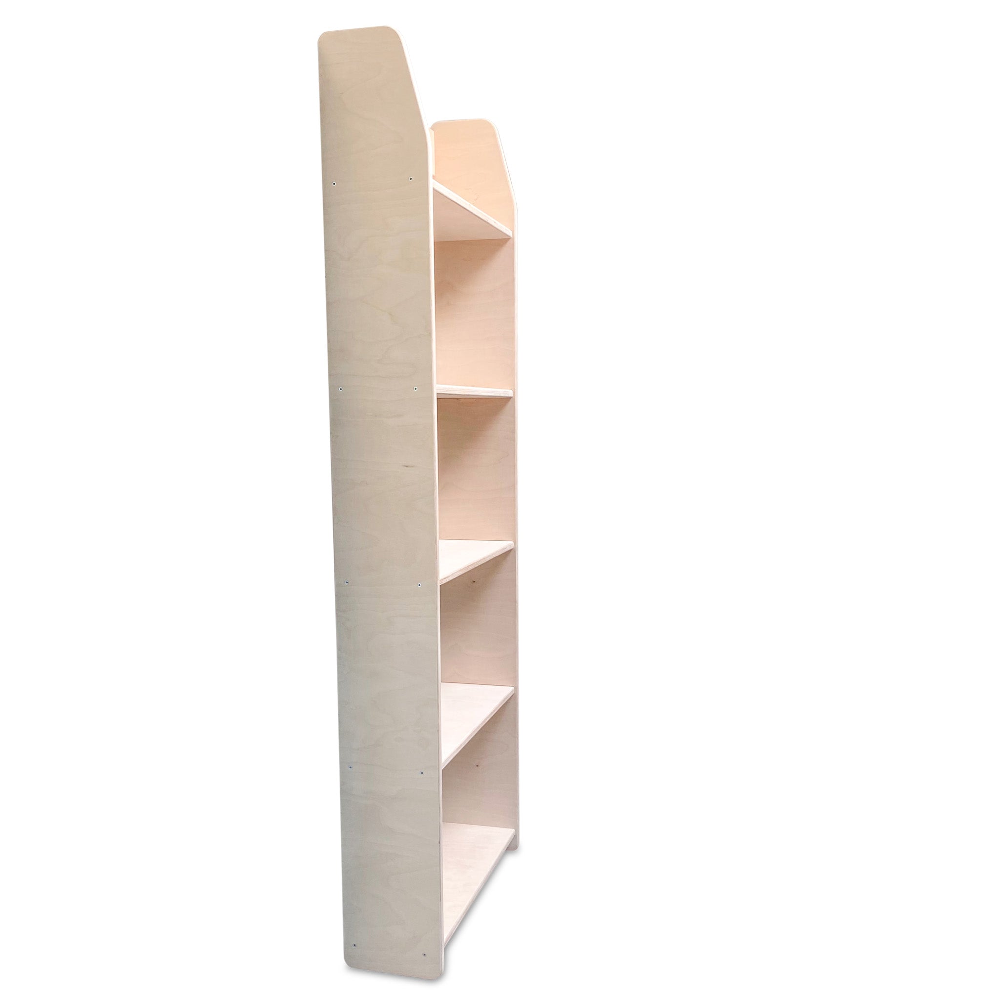 Moodie wandkast | open kast wandrek | 5 planken - blank