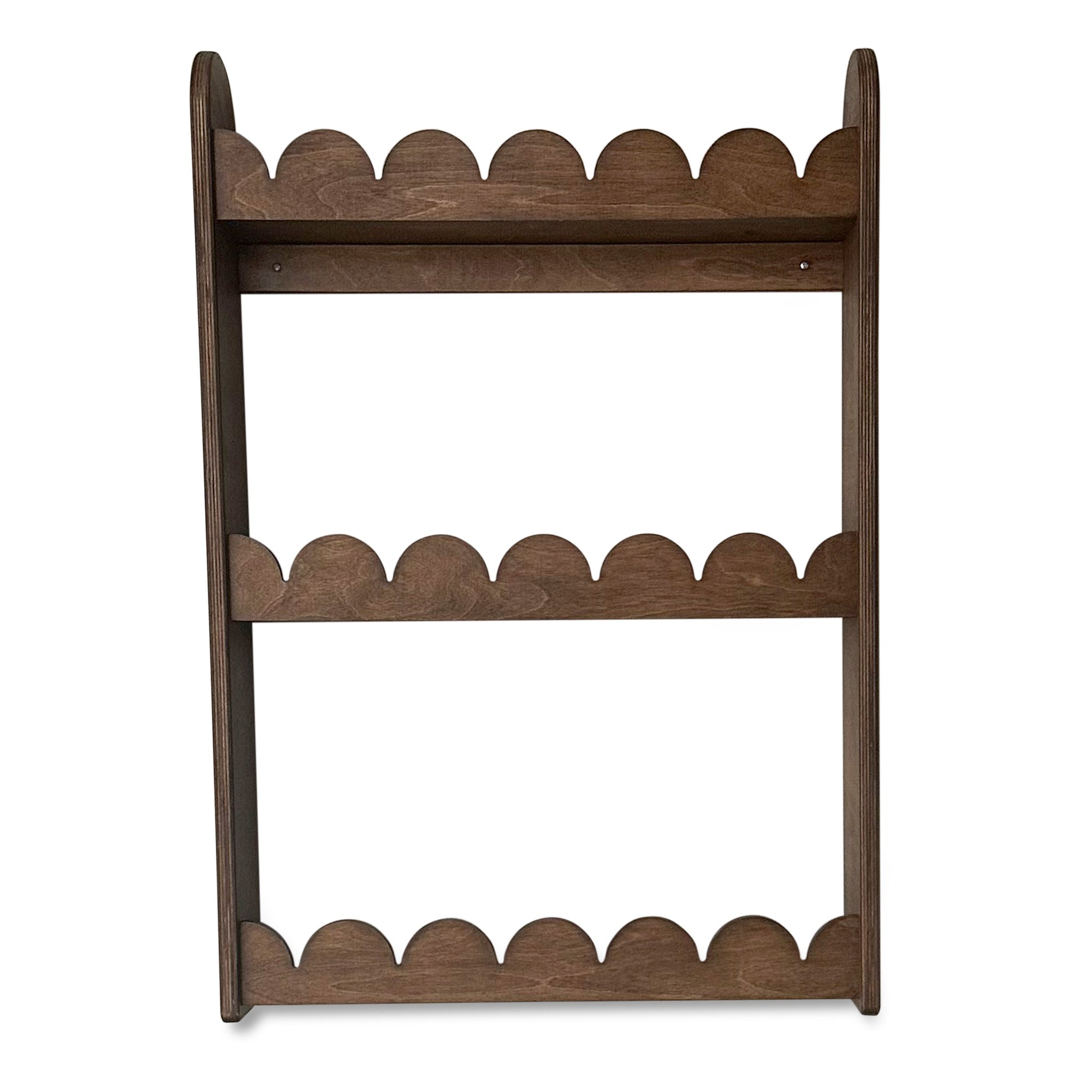 Geschulpte wandplank | 3 plank - wengé gebeitst