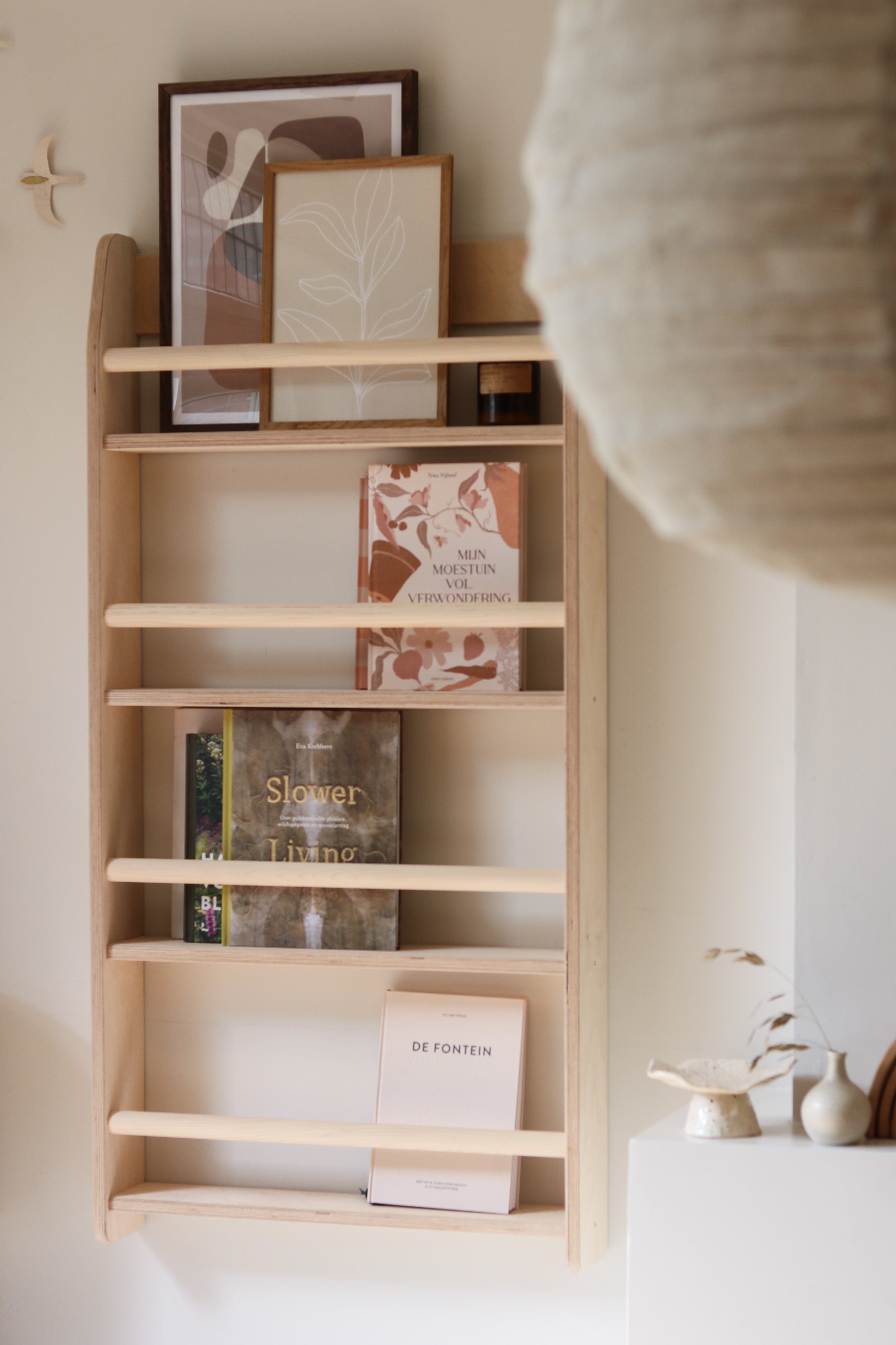 Shelfie wandrek | open kast | 4 planken - blank
